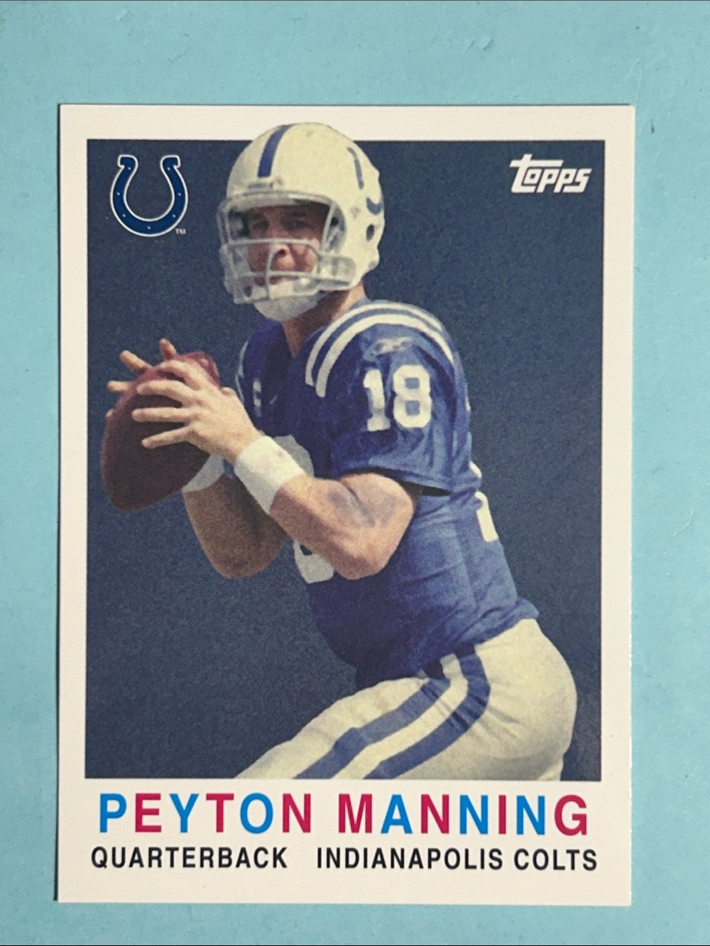 2008 Topps Turn Back the Clock #26 Peyton Manning ,Indianapolis Colts
HOF